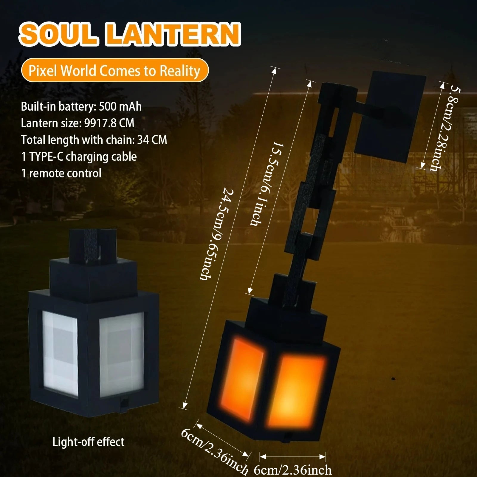 Lanterne LED RGB 16 Couleurs — Ambiance Magique à la Maison